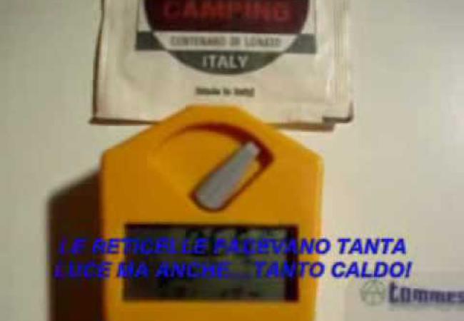 Contatore Geiger in camping